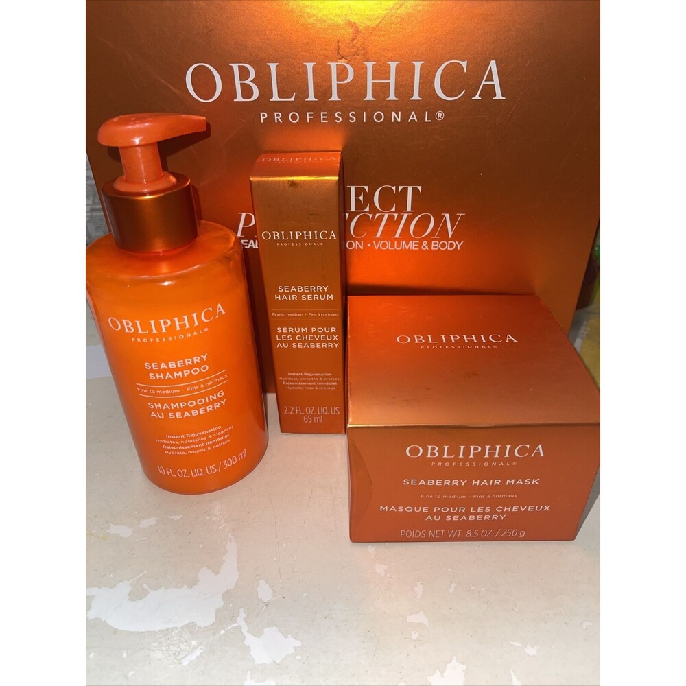 Obliphica Professional Expect Perfection Volume & Body Seaberry Collection Set